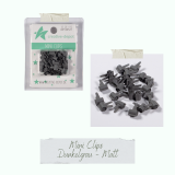 CD Mini Clip - dunkelgrau - matt 20 Stück CD Mini Clip - dunkelgrau - matt 20 Stück